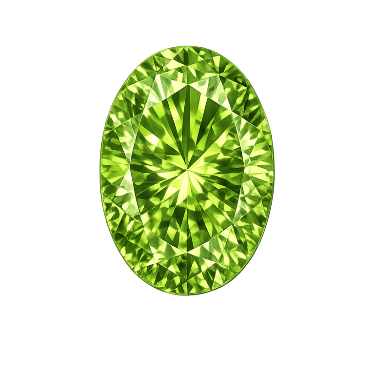 Cubic Zirconia Peridot AAA, Oval