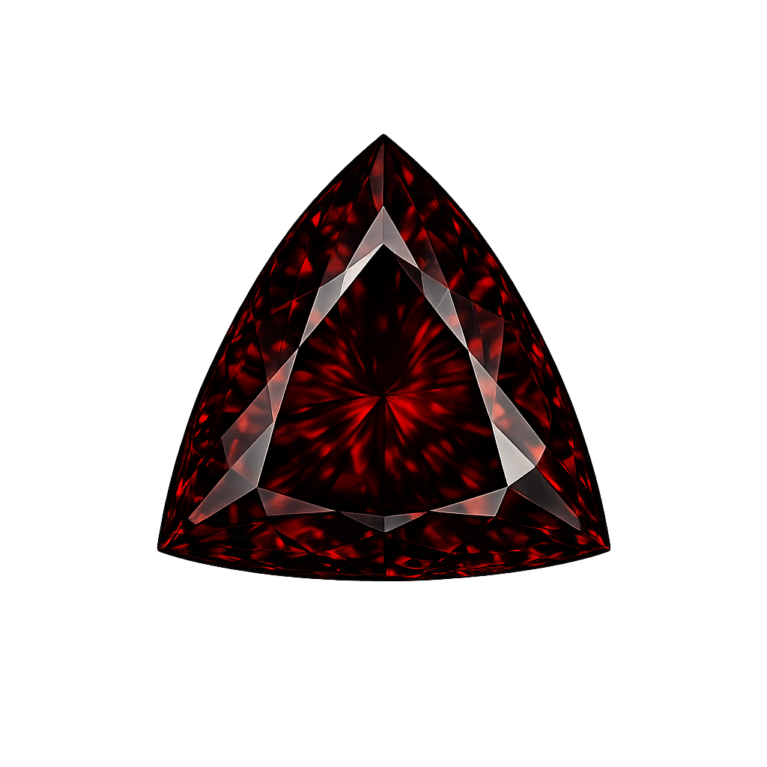 Cubic Zirconia Dark Garnet AAA, Trillion