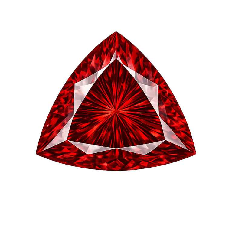 Cubic Zirconia Red AAA, Trillion