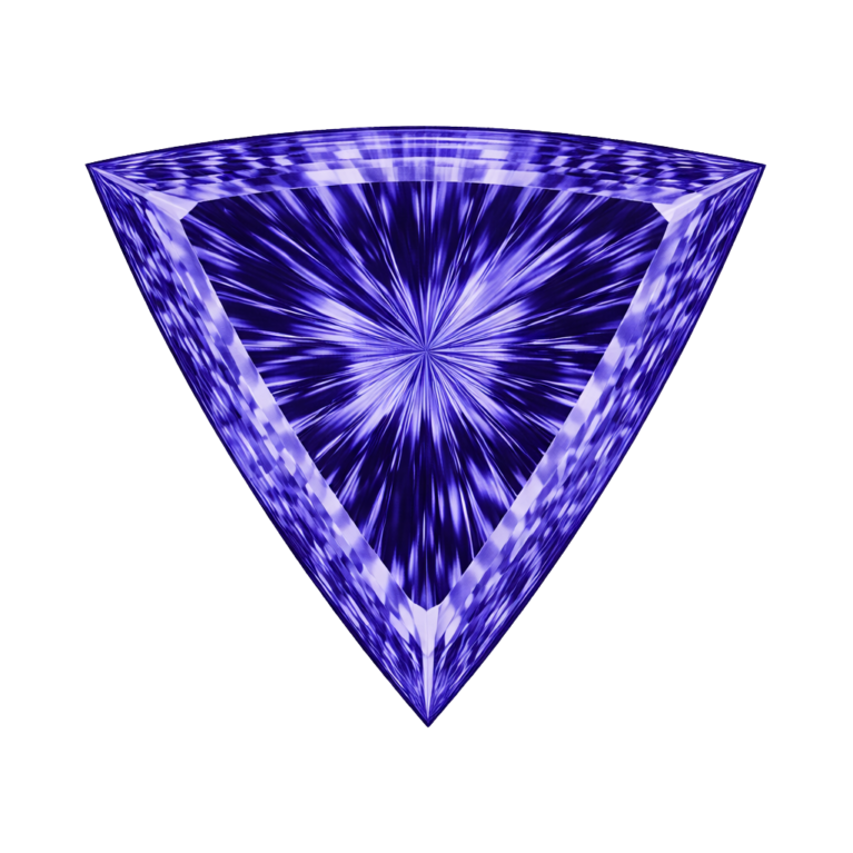 Cubic Zirconia Tanzanite AAA, Trillion