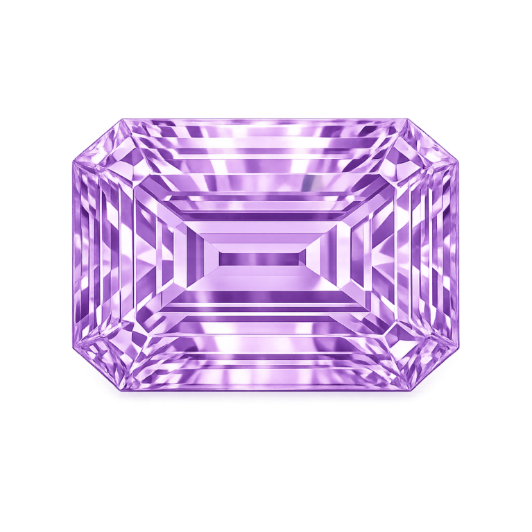 Cubic Zirconia Lavender AAA, Octagon