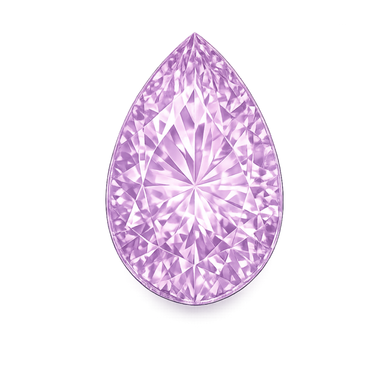 Cubic Zirconia Lavender AAA, Pear