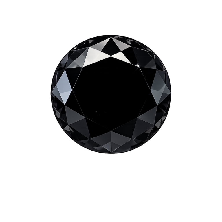 Cubic Zirconia Black AAA, Round
