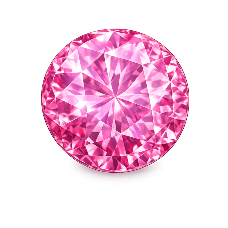 Cubic Zirconia Pink AAA, Round