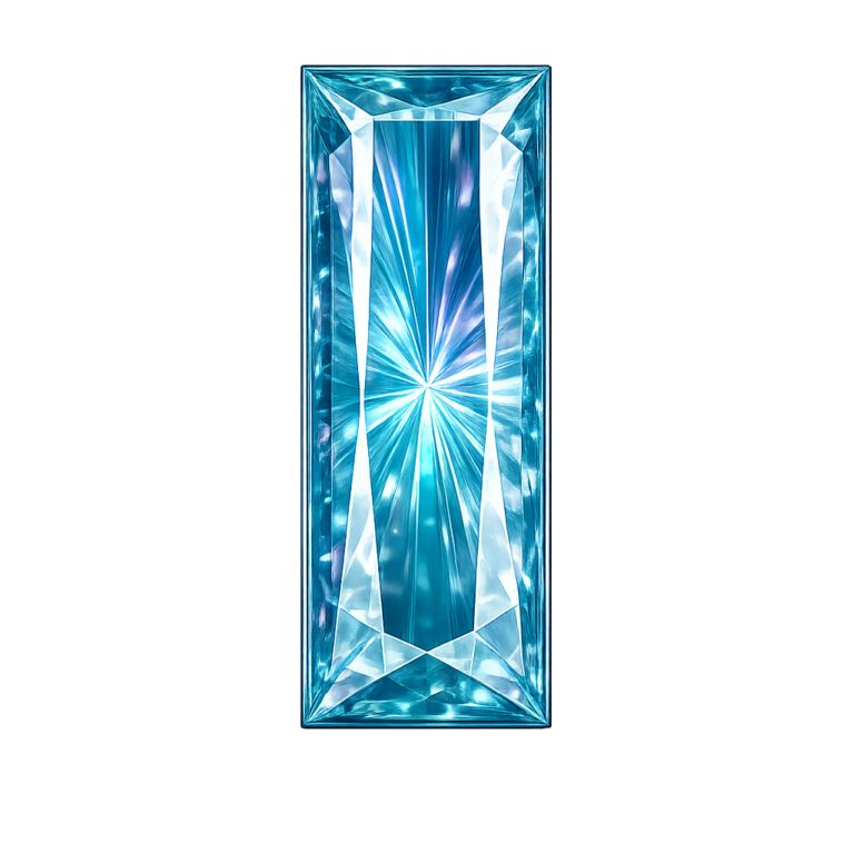 Lab Created Alexandrite #46, Baguette
