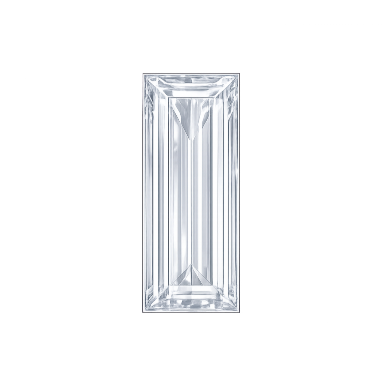 Lab Created White #12, Baguette