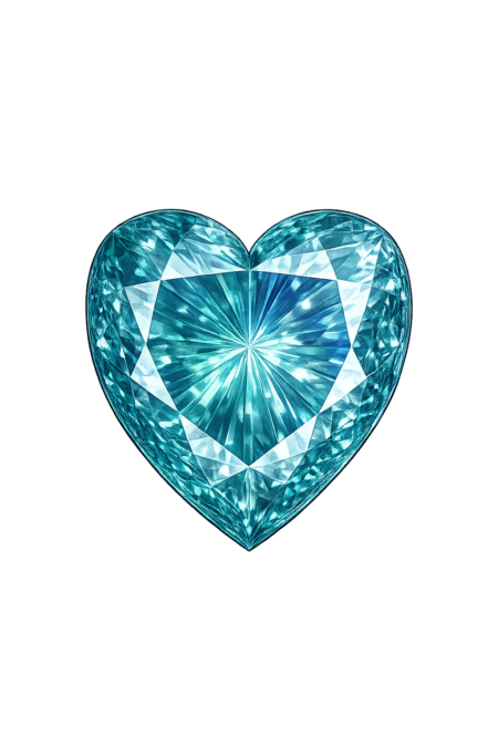 Lab Created Alexandrite #45, Heart