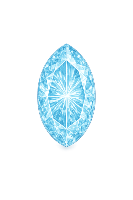 Lab Created Aquamarine #106, Marquise