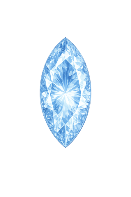 Lab Created Aquamarine #104, Marquise