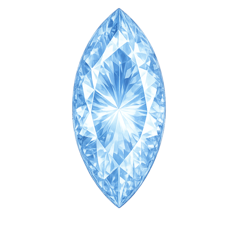 Lab Created Aquamarine #104, Marquise