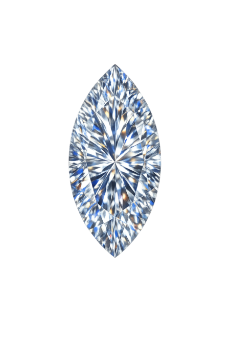 Cubic Zirconia White AAA, Marquise