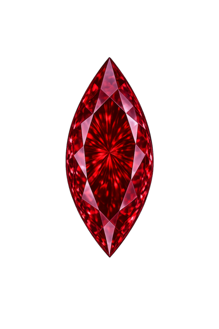 Lab Created Garnet #7, Marquise