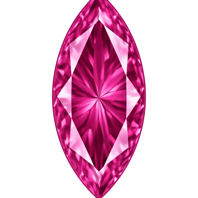 Lab Created Dark Rose #3, Marquise