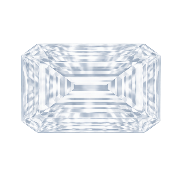 Lab Created White #12, Octagon