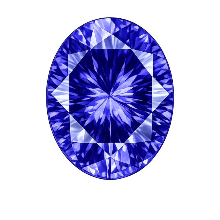 Cubic Zirconia Medium Tanzanite AAA, Oval