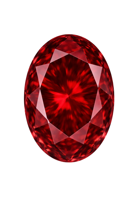 Lab Created Garnet #7, Oval