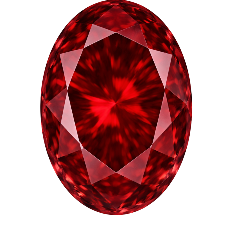 Lab Created Garnet #7, Oval