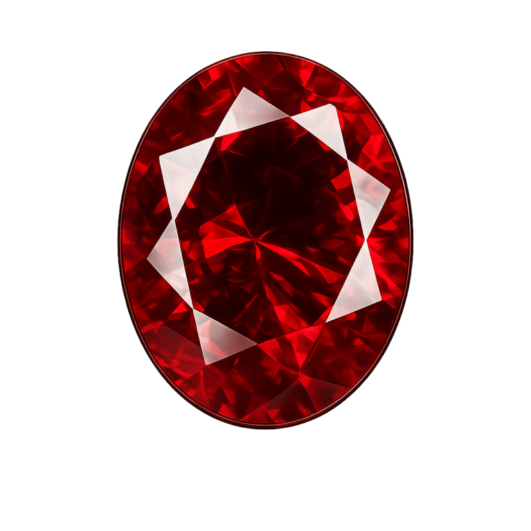 Lab Created Garnet #8, Oval