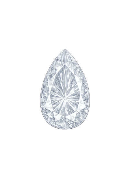 Lab Created White #12, Pear