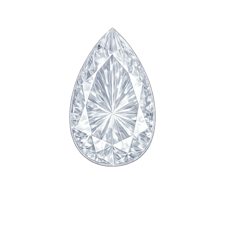 Lab Created White #12, Pear