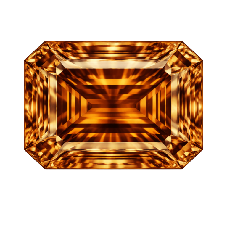 Cubic Zirconia Brown AAA, Octagon