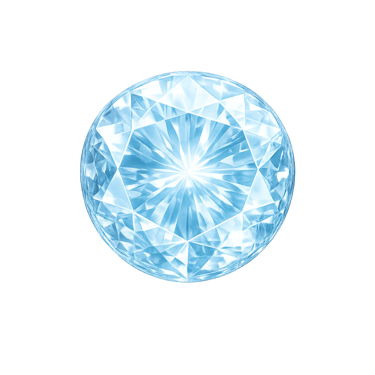 Lab Created Aquamarine #105, Round