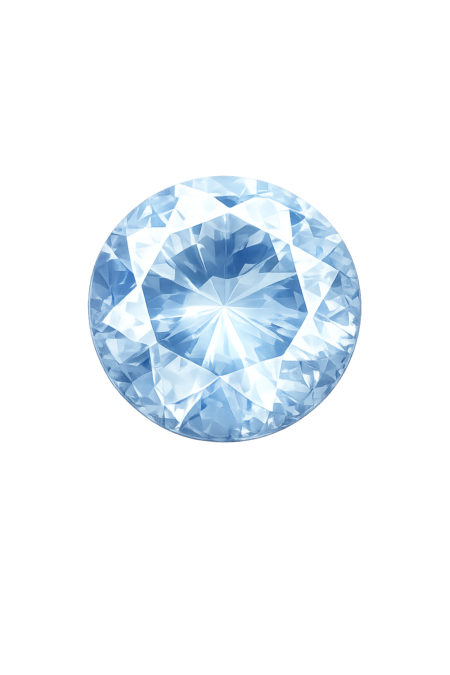 Lab Created Aquamarine #104, Round