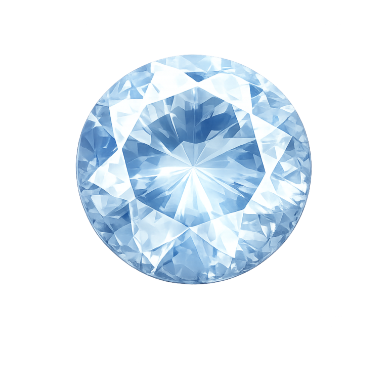 Lab Created Aquamarine #104, Round
