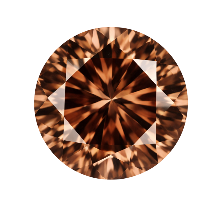 Cubic Zirconia Brown AAA, Round