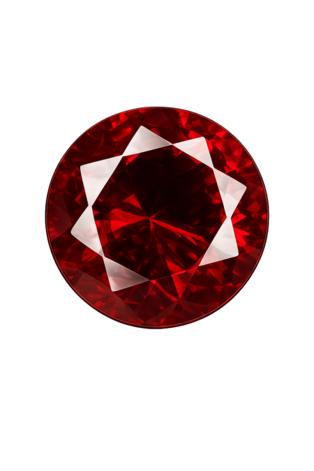 Lab Created Garnet #8, Round
