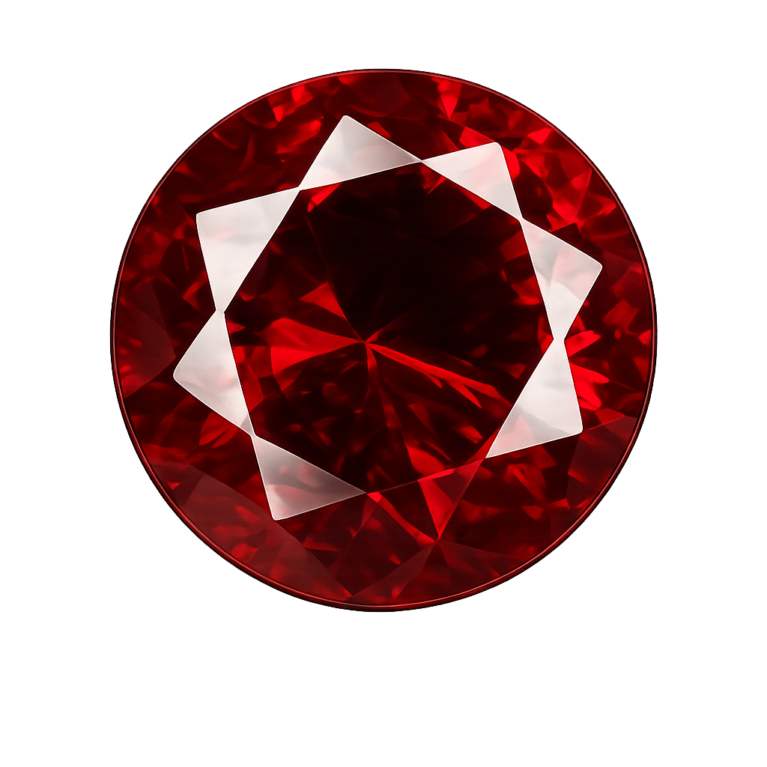Lab Created Garnet #8, Round