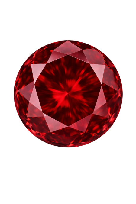 Lab Created Garnet #7, Round
