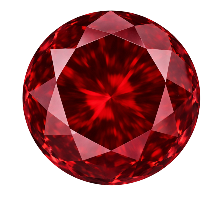 Lab Created Garnet #7, Round
