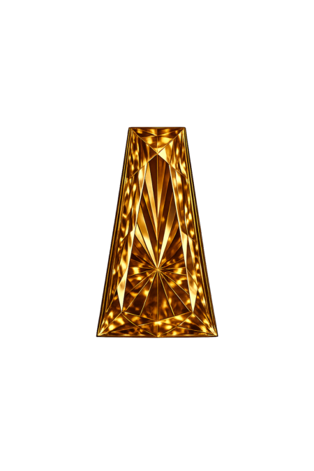 Cubic Zirconia Dark Champagne AAA, Tapper