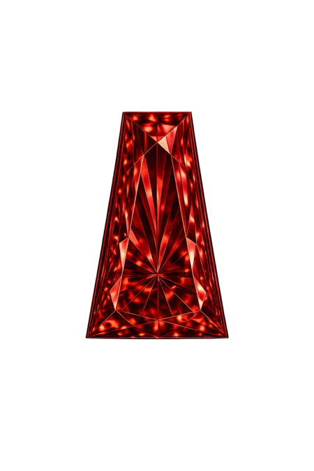 Lab Created Garnet #8, Tapper