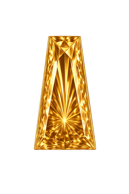 Cubic Zirconia Medium Champagne AAA, Tapper