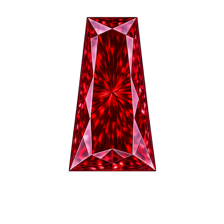 Lab Created Garnet #7, Tapper