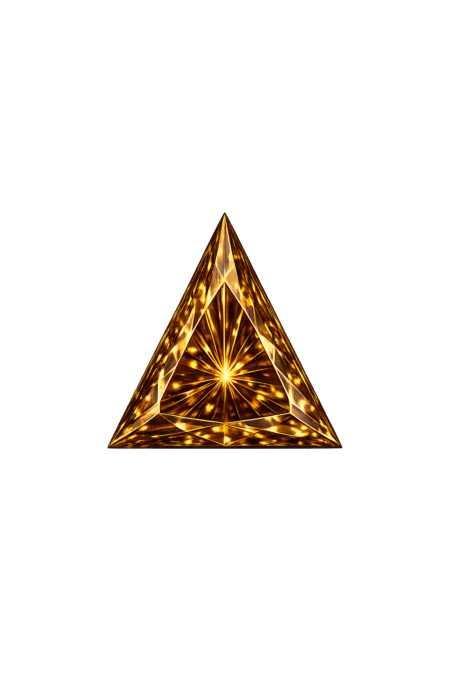 Cubic Zirconia Dark Champagne AAA, Triangle