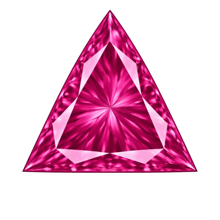 Lab Created Dark Rose #3, Triangle