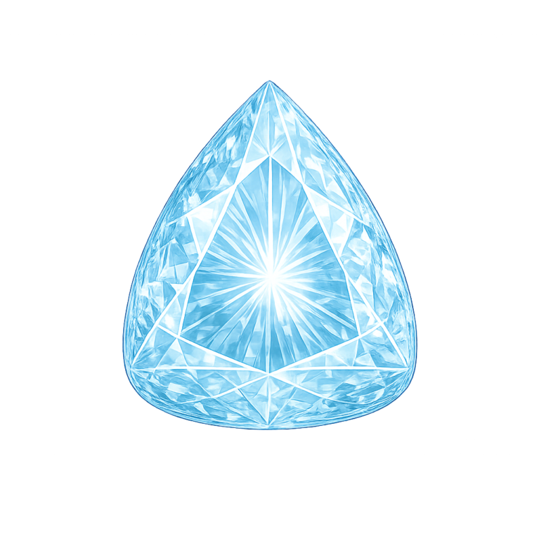 Lab Created Aquamarine #105, Trillion