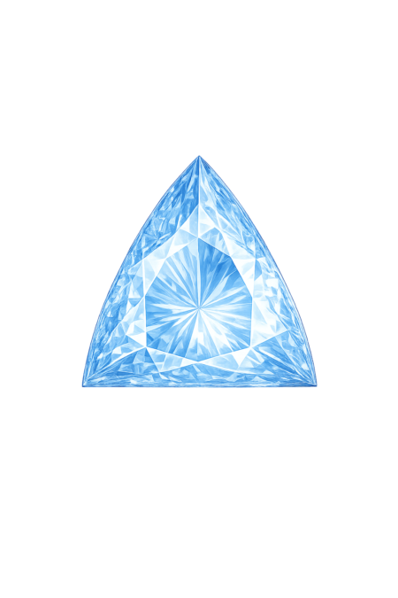Lab Created Aquamarine #104, Trillion