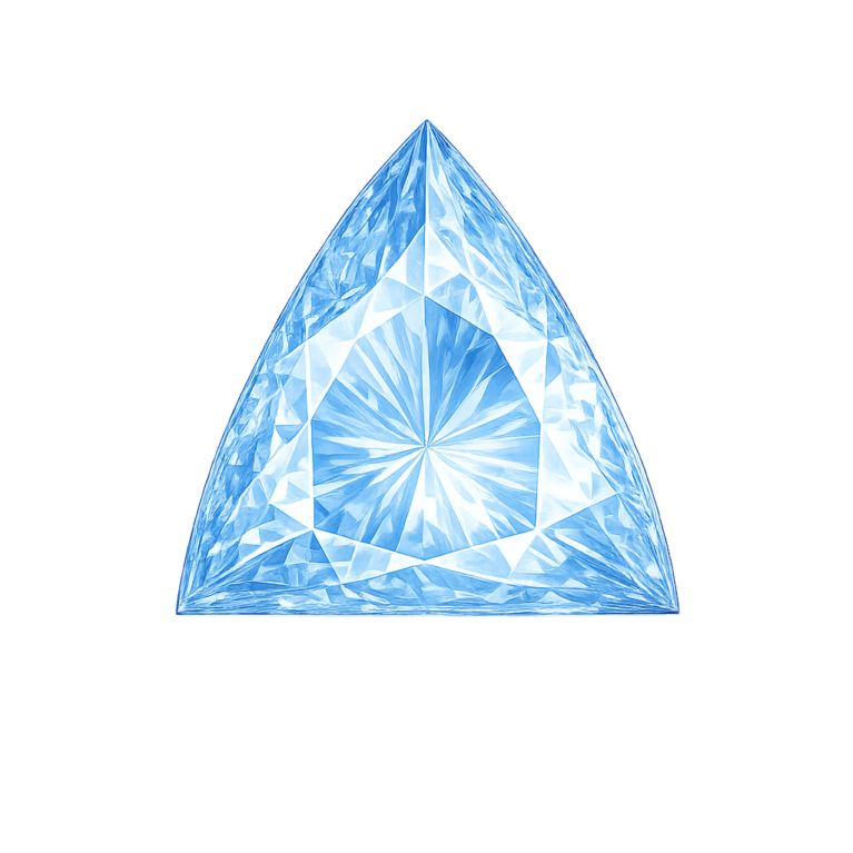 Lab Created Aquamarine #104, Trillion