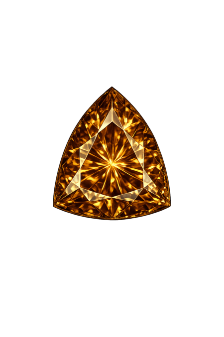Cubic Zirconia Dark Champagne AAA, Trillion