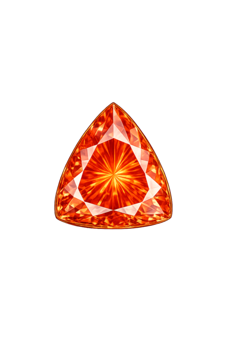 Lab Created Padparadsha #55, Trillion