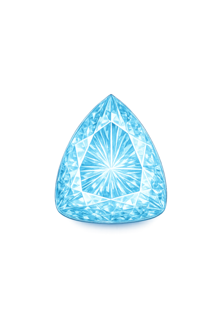Lab Created Aquamarine #106, Trillion