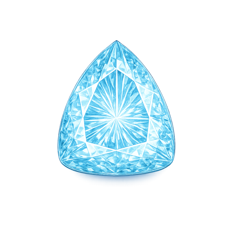 Lab Created Aquamarine #106, Trillion
