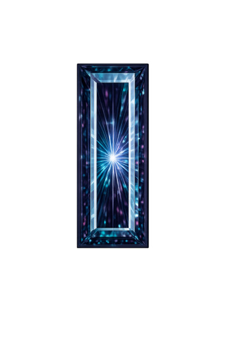 Lab Created Deep Alexandrite #48, Baguette