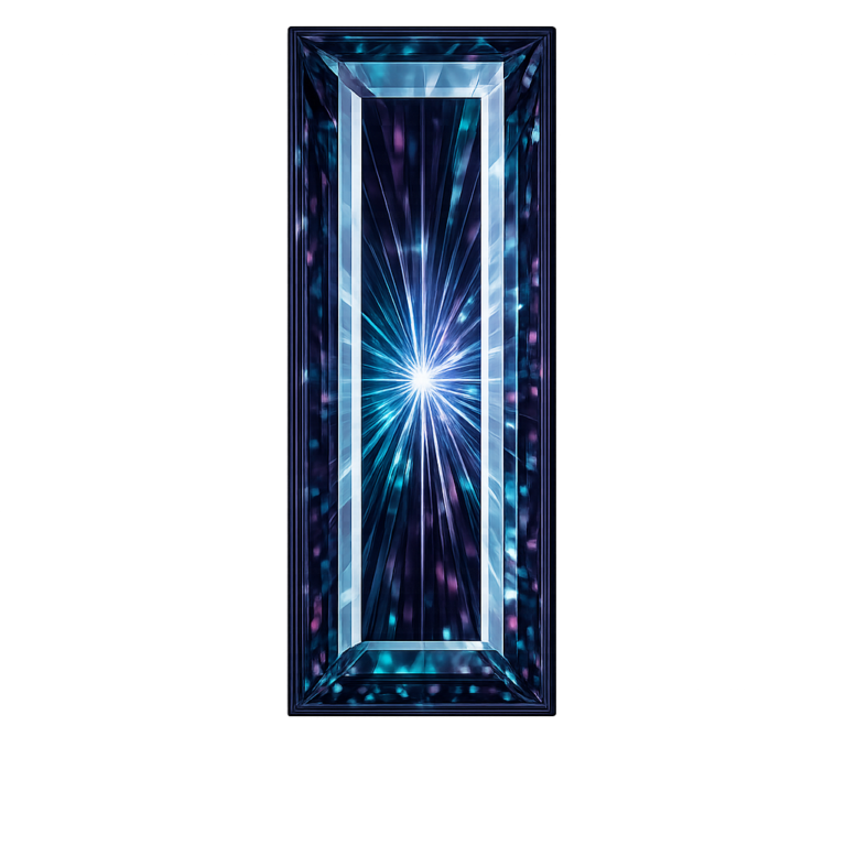 Lab Created Deep Alexandrite #48, Baguette