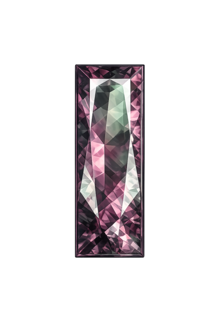Lab Created Alexandrite #49, Baguette