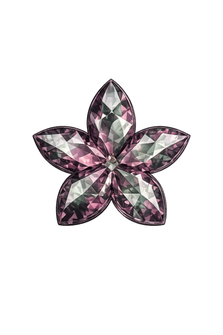 Lab Created Alexandrite #49, Flower